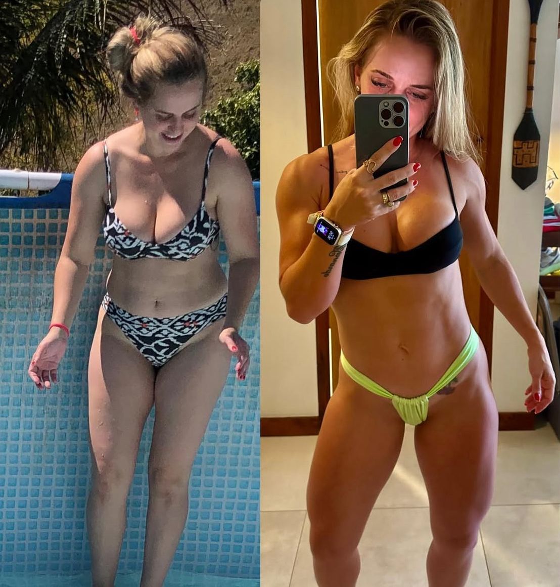 Antes e depois — aluna PROFIT 11