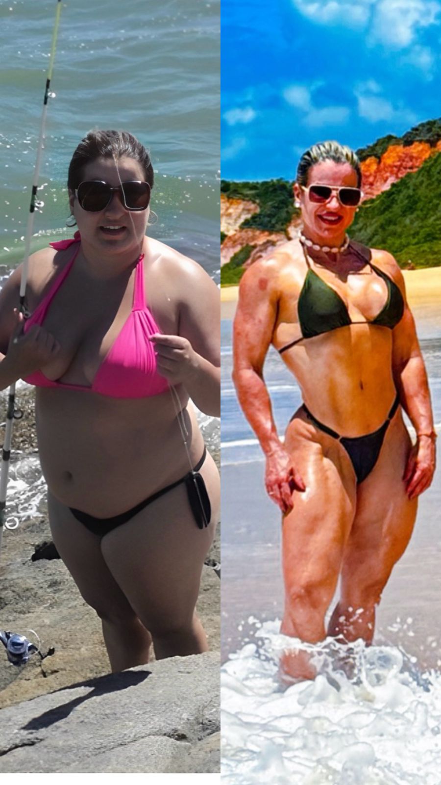 Antes e depois — aluna PROFIT 12