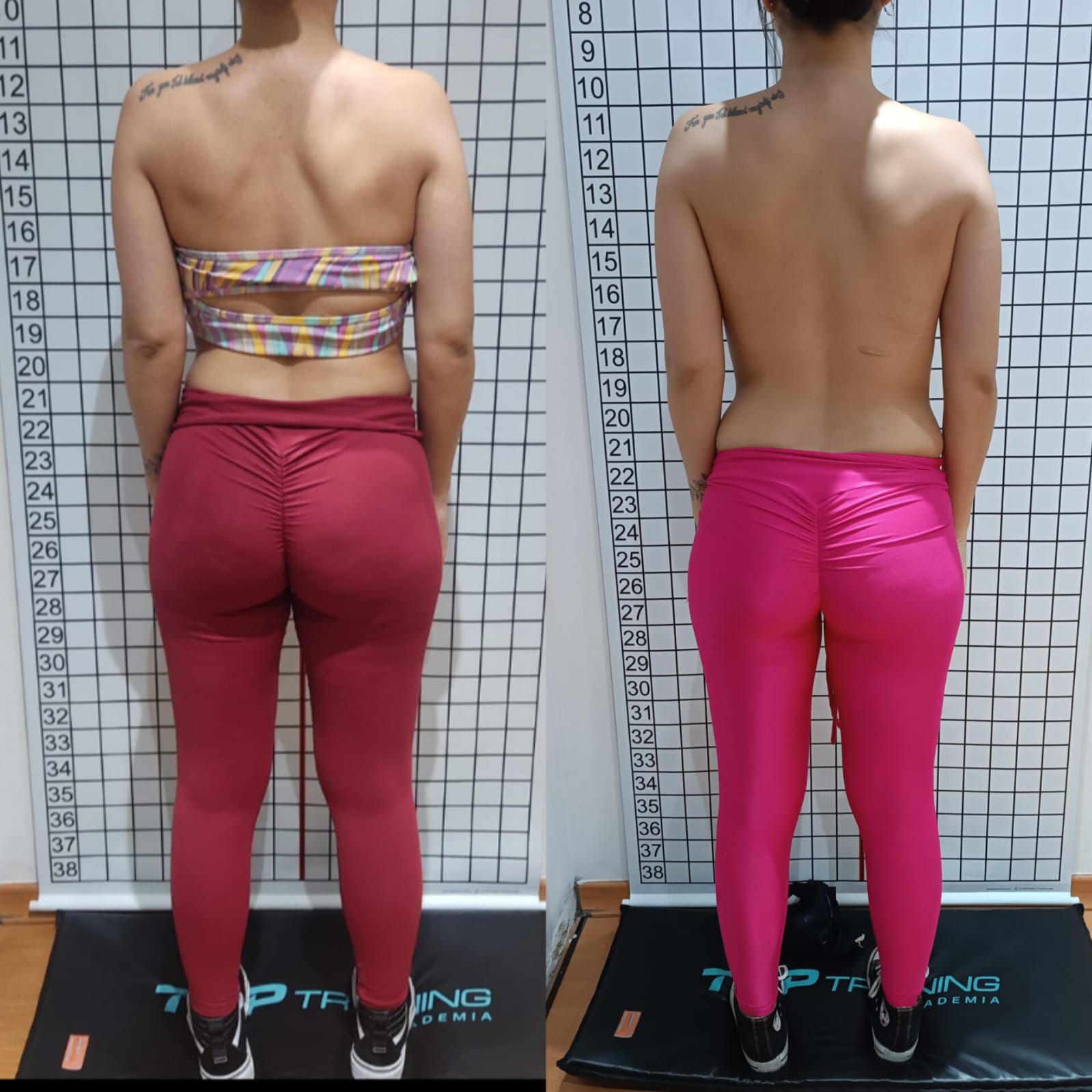 Antes e depois — aluna PROFIT 4