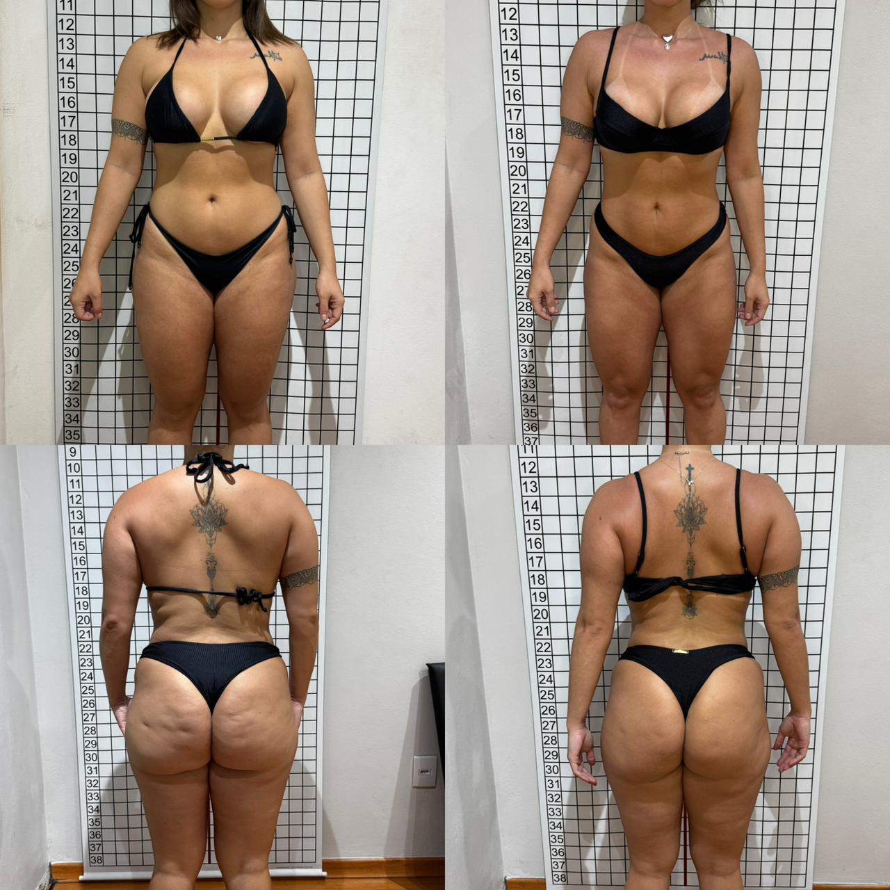 Antes e depois — aluna PROFIT 8